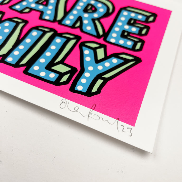 Oli Fowler Print Club London Screenprint