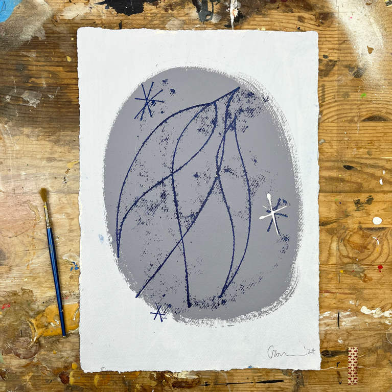 Caroline Tomlinson Print Club London Original Artwork