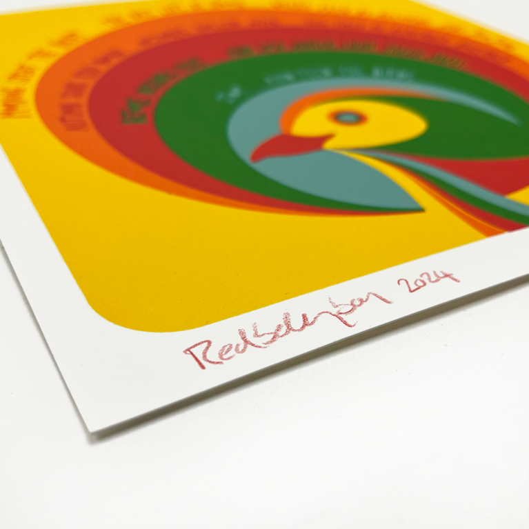 Redbellyboy Print Club London Screenprint