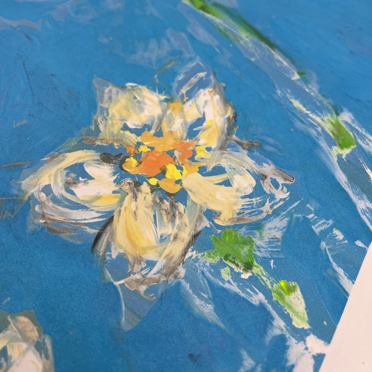 M.E. Ster-Molnar Print Club London Monoprint