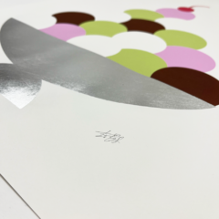 Gill Sheraton Print Club London Screenprint