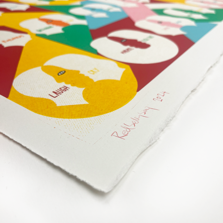 Redbellyboy Print Club London Screenprint