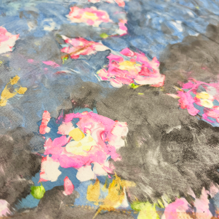 M.E. Ster-Molnar Print Club London Monoprint