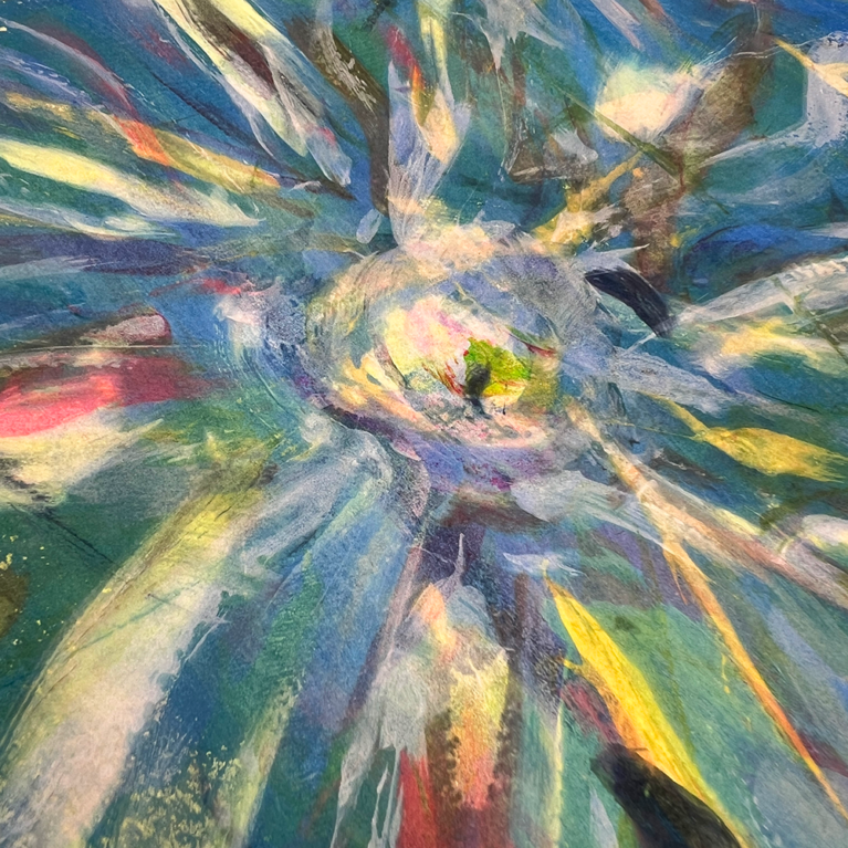 M.E. Ster-Molnar Print Club London Monoprint