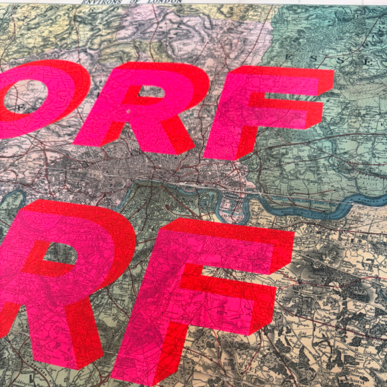 Dave Buonaguidi Print Club London Screenprint