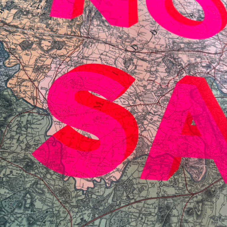 Dave Buonaguidi Print Club London Screenprint