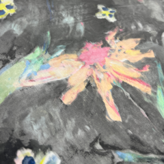 M.E. Ster-Molnar Print Club London Monoprint