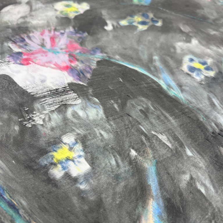 M.E. Ster-Molnar Print Club London Monoprint