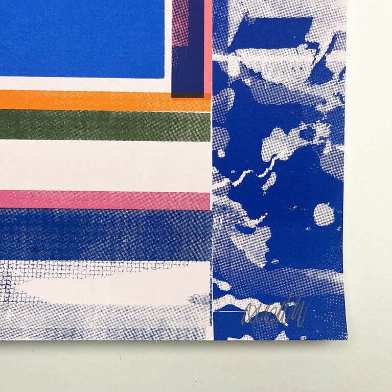 Angus Vasili Print Club London Screenprint