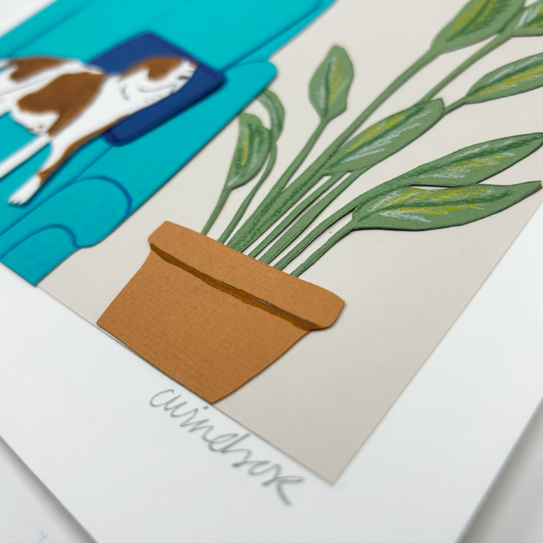 Charlotte Windsor Print Club London Original Artwork