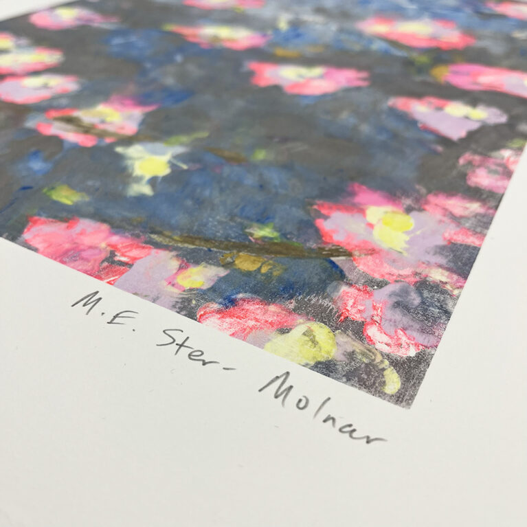 M.E. Ster-Molnar Print Club London Monoprint