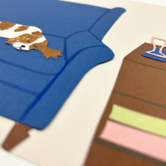 Charlotte Windsor Print Club London Original Artwork