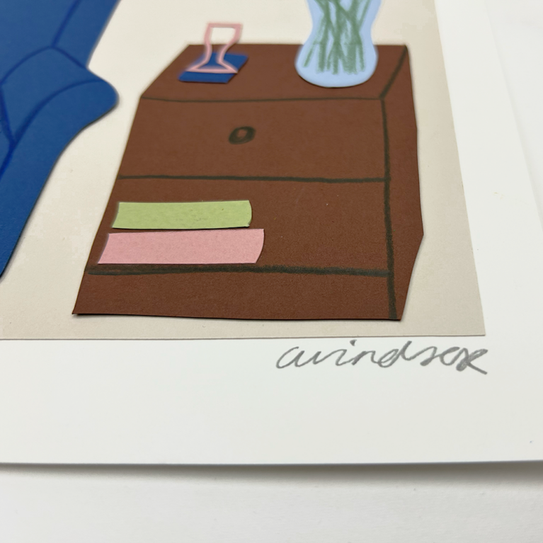 Charlotte Windsor Print Club London Original Artwork