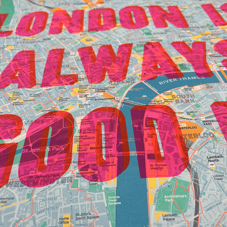 Dave Buonaguidi Print Club London Screenprint