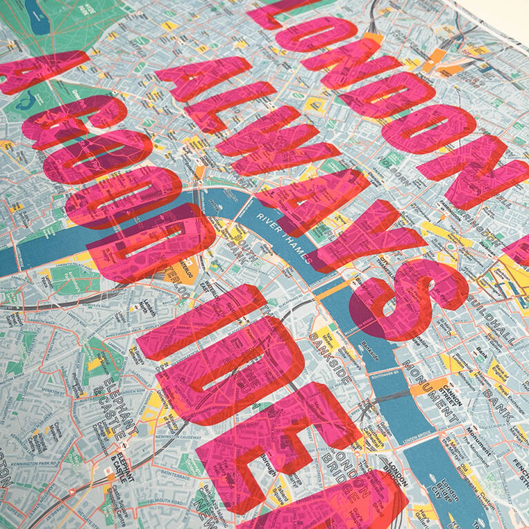 Dave Buonaguidi Print Club London Screenprint