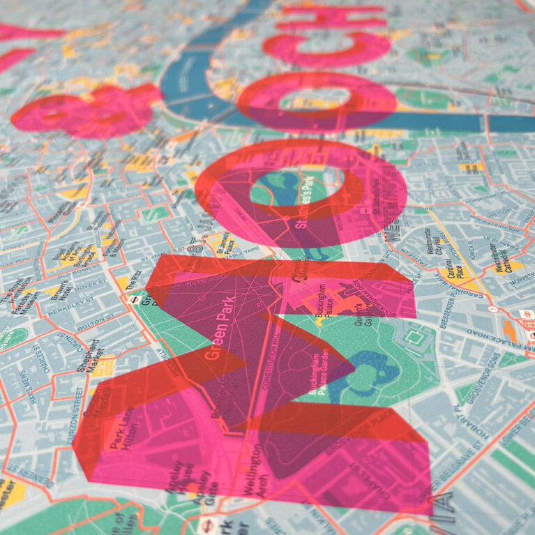 Dave Buonaguidi Print Club London Screenprint