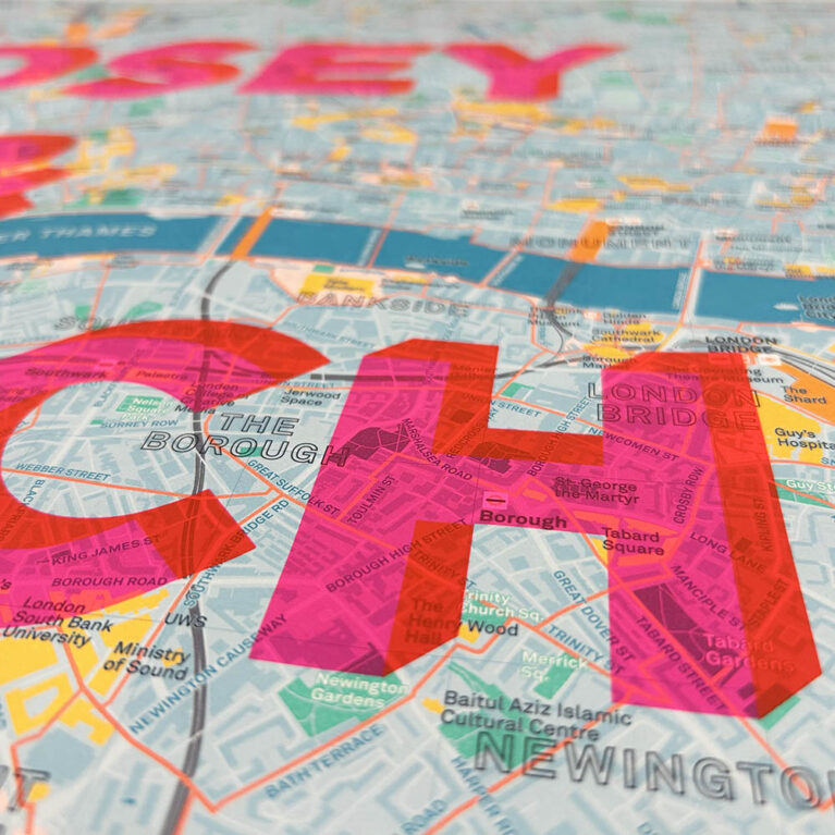 Dave Buonaguidi Print Club London Screenprint