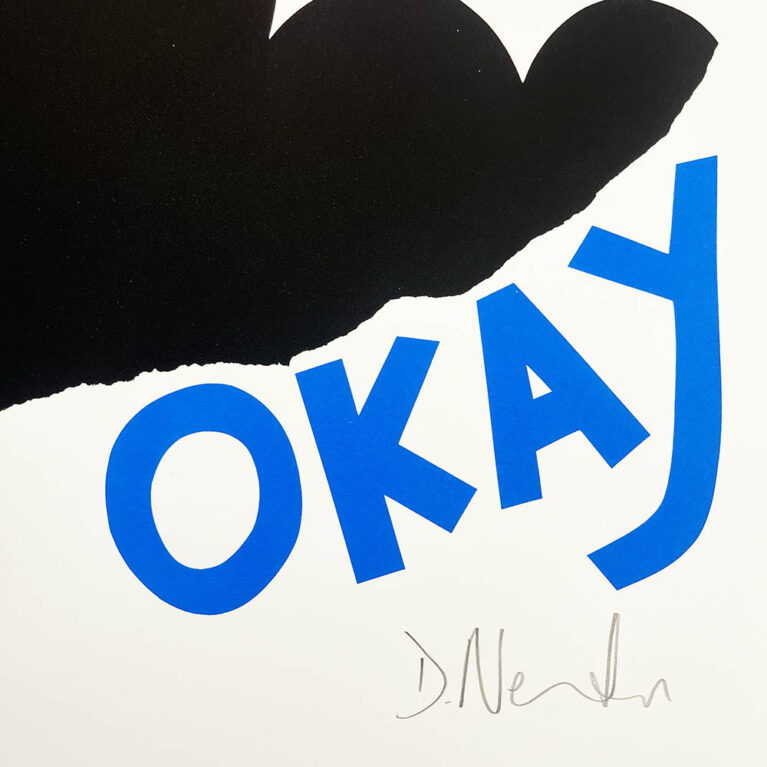 David Newton Print Club London Screenprint