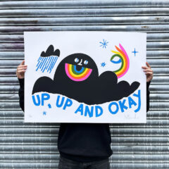 David Newton Print Club London Screenprint