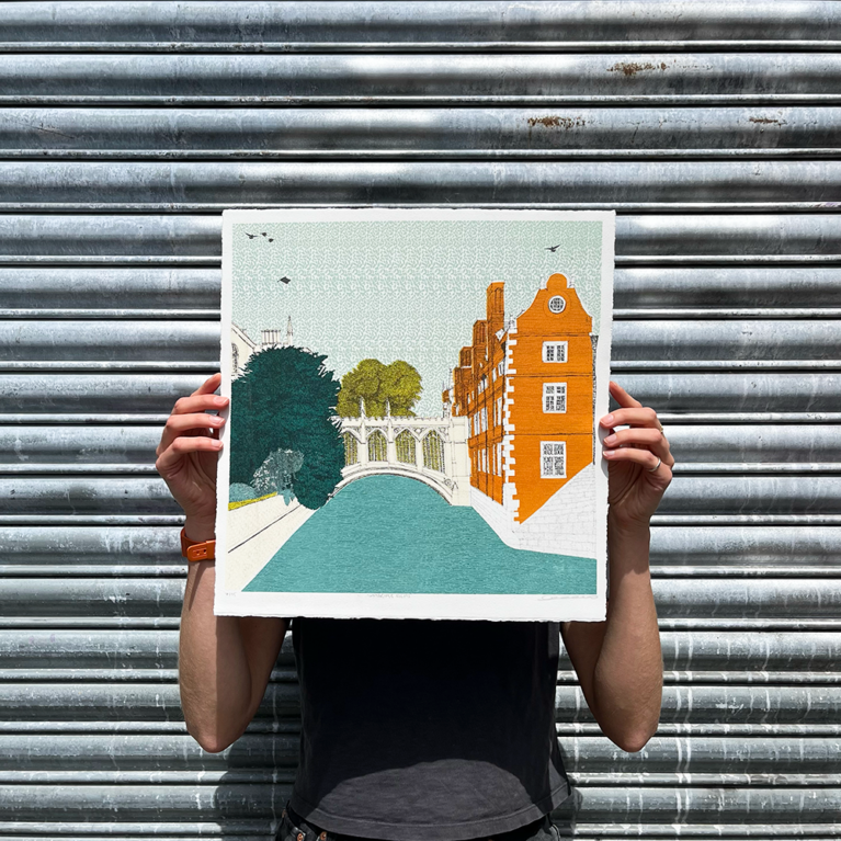 Clare Halifax Print Club London Screenprint