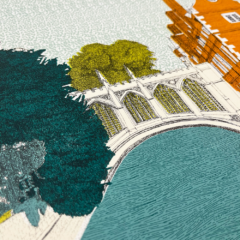 Clare Halifax Print Club London Screenprint