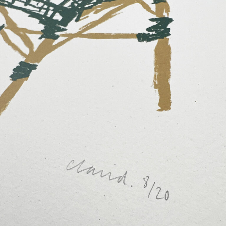 Claud Print Club London Screenprint