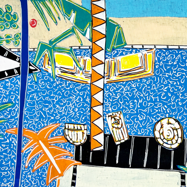 Alec Cumming Print Club London Original Artwork