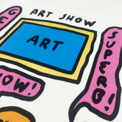 Caio Caldas Print Club London Screenprint