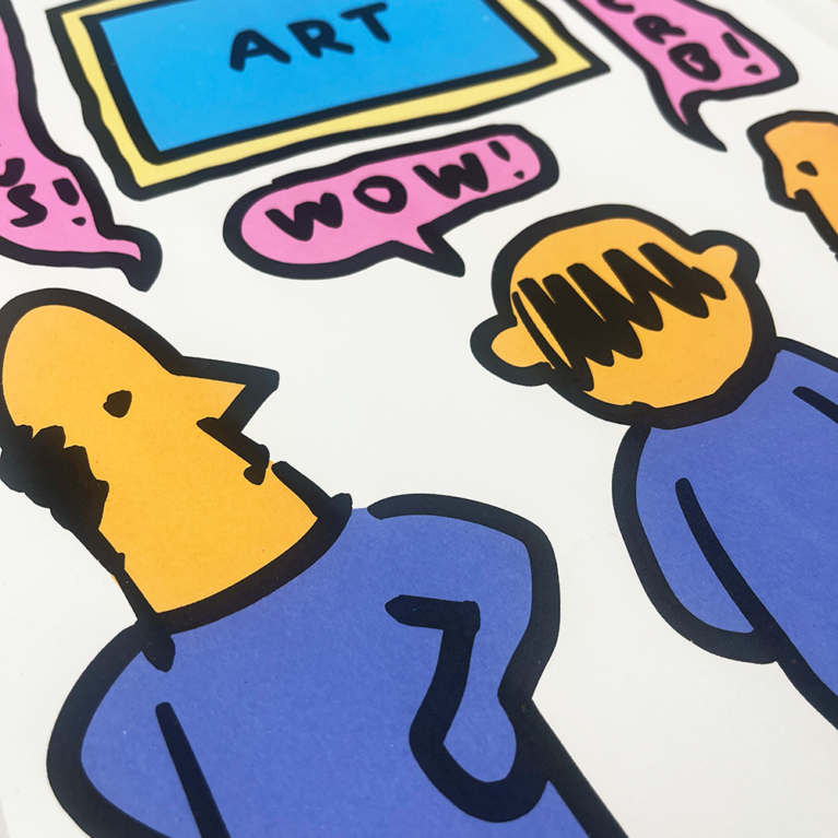 Caio Caldas Print Club London Screenprint