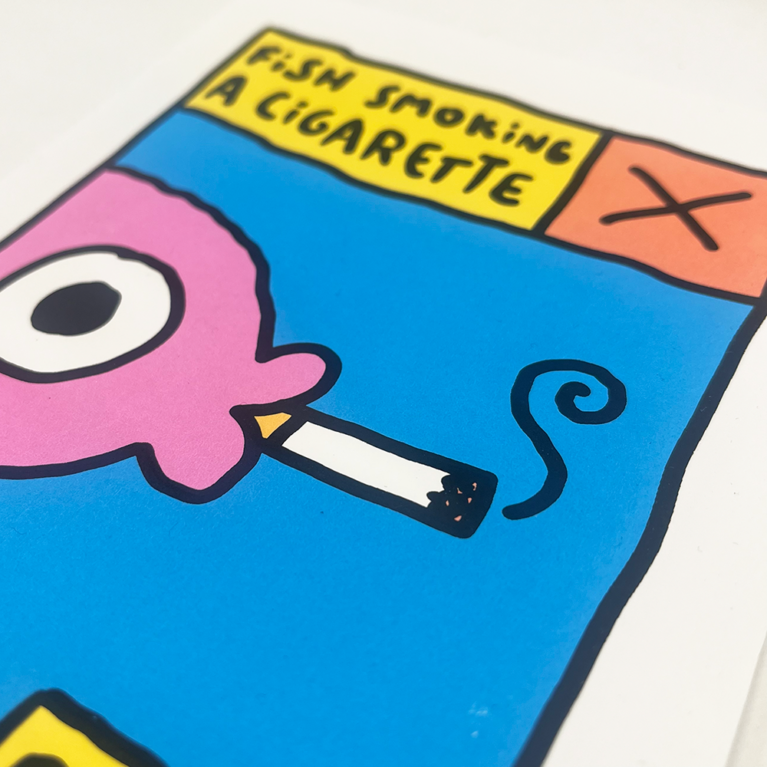 Caio Caldas Print Club London Screenprint