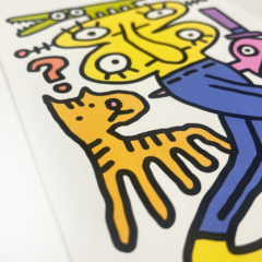 Caio Caldas Print Club London Screenprint