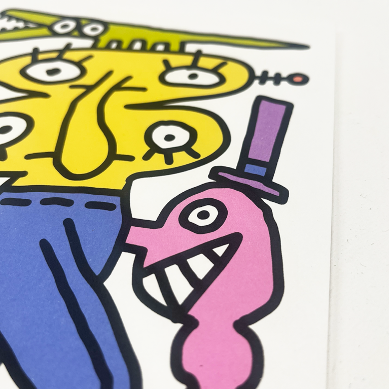 Caio Caldas Print Club London Screenprint