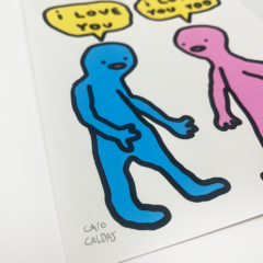 Caio Caldas Print Club London Screenprint