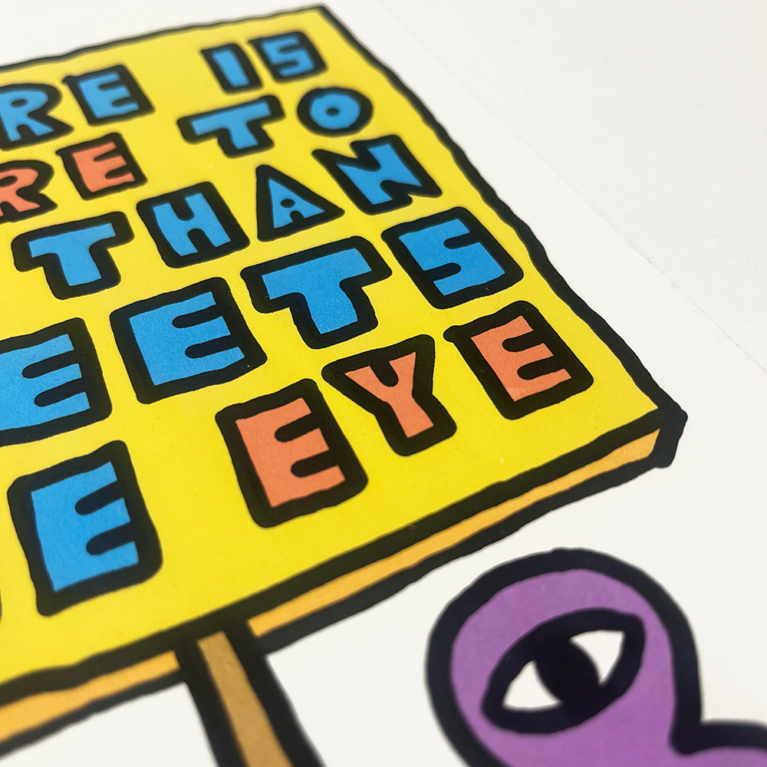 Caio Caldas Print Club London Screenprint