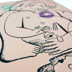 Margaux Carpentier Print Club London Screenprint