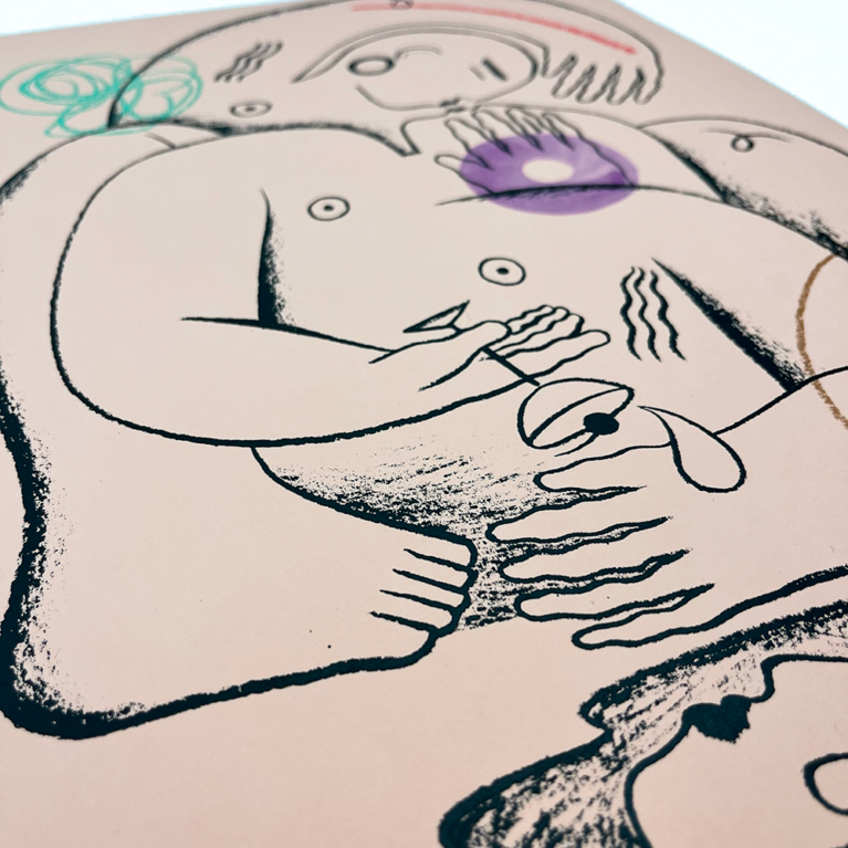 Margaux Carpentier Print Club London Screenprint