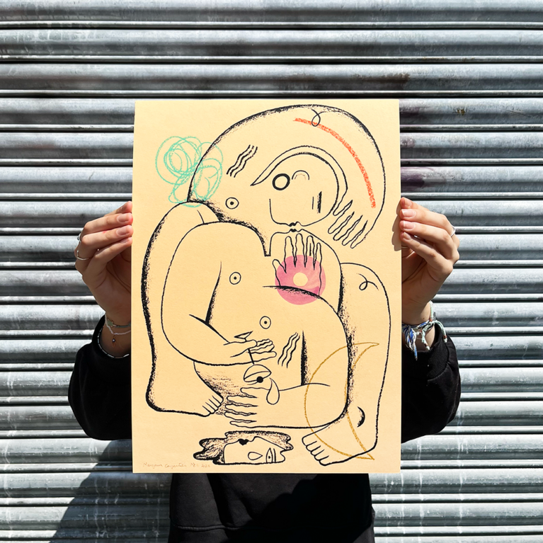 Margaux Carpentier Print Club London Screenprint