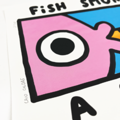 Caio Caldas Print Club London Screenprint