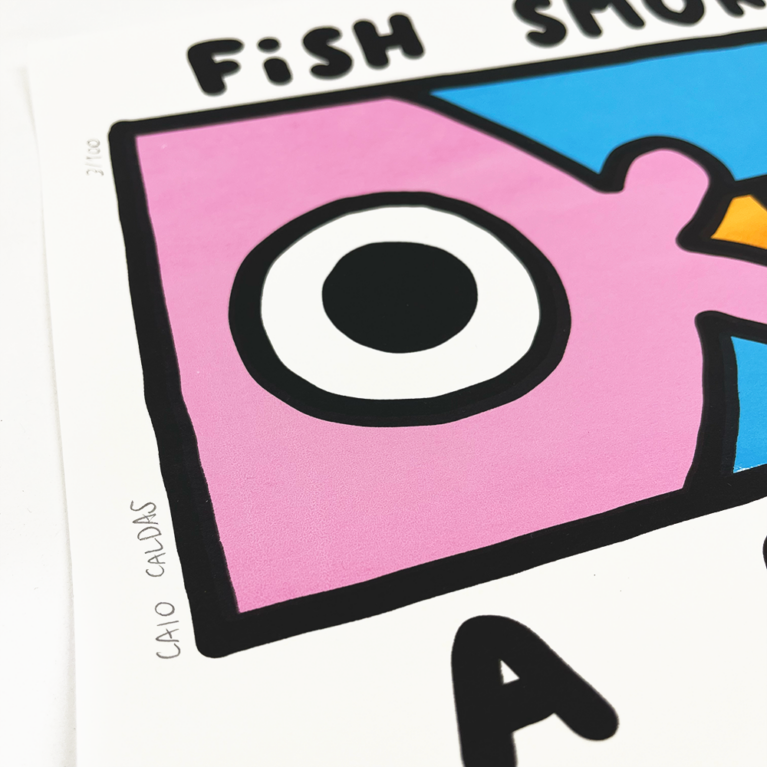 Caio Caldas Print Club London Screenprint