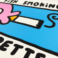 Caio Caldas Print Club London Screenprint