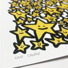 Caio Caldas Print Club London Screenprint