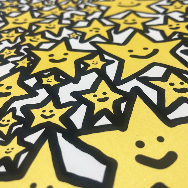 Caio Caldas Print Club London Screenprint