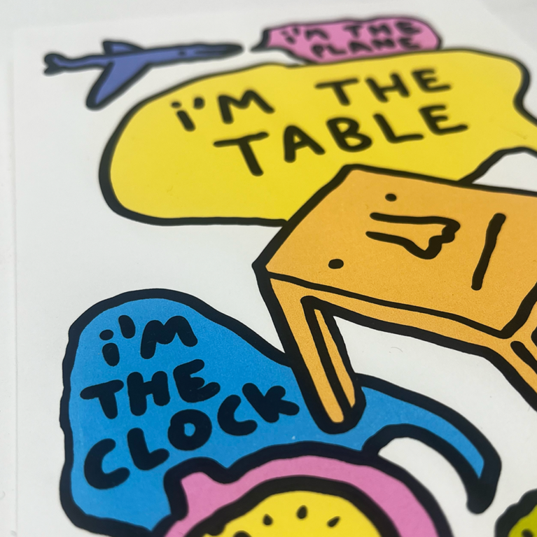 Caio Caldas Print Club London Screenprint