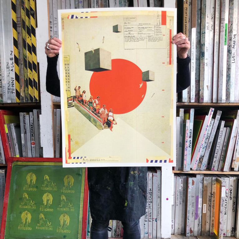 Maxine Gregson Print Club London Screenprint