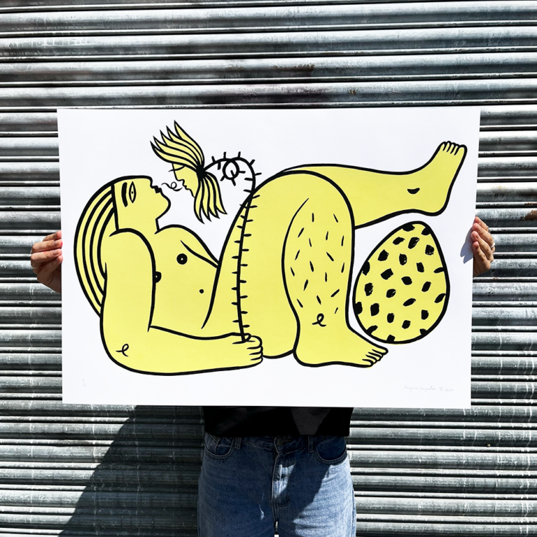 Margaux Carpentier Print Club London Screenprint