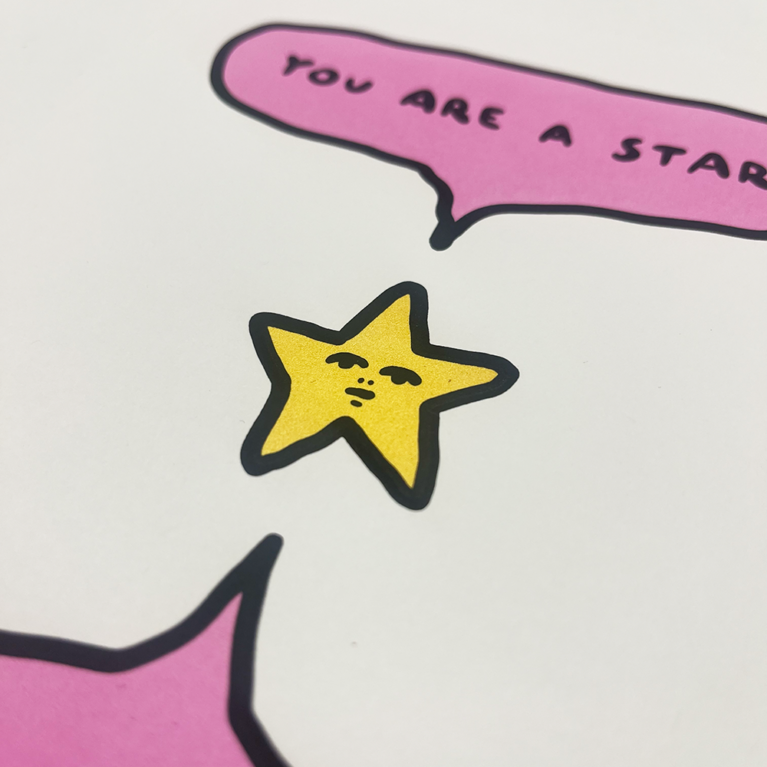 Caio Caldas Print Club London Screenprint