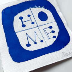 Caroline Tomlinson Print Club London Original Artwork