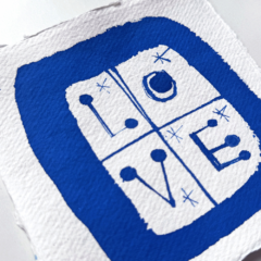 Caroline Tomlinson Print Club London Original Artwork