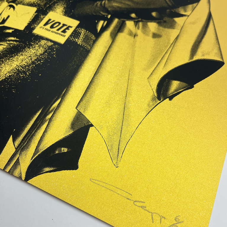 David Newton Print Club London Screenprint