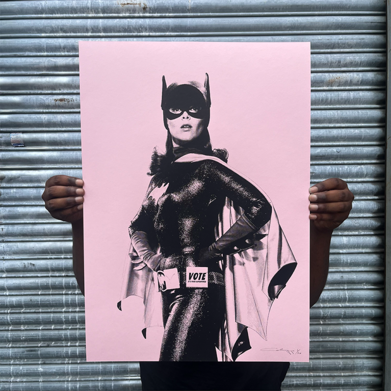 David Newton Print Club London Screenprint